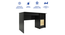 Hayao Workstation (Rattan Door) (Wenge Finish) by Urban Ladder - Rear View Design 1 - 891460