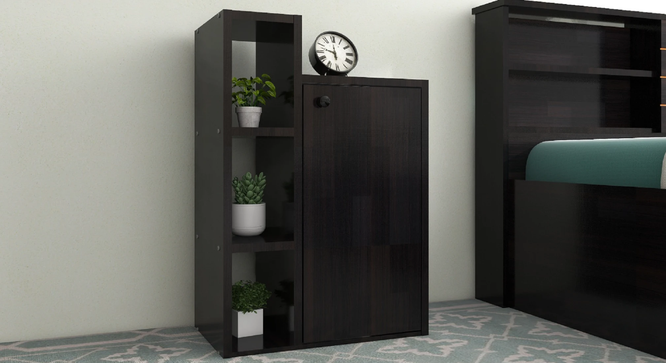 Kairi Bedside Table (Wenge Finish) by Urban Ladder - Cross View Design 1 - 891488