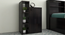 Kairi Bedside Table (Wenge Finish) by Urban Ladder - Cross View Design 1 - 891488