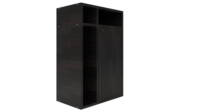 Chiyo Bedside Table (Wenge Finish) by Urban Ladder - Design 1 Side View - 891492