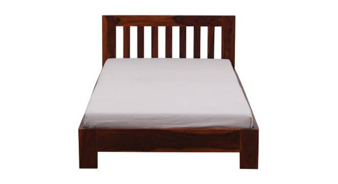 Orian Non Storage Bed in Honey Oak (King Bed Size, Honey Oak Finish) by Urban Ladder - - 
