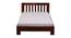 Orian Non Storage Bed in Honey Oak (King Bed Size, Honey Oak Finish) by Urban Ladder - - 