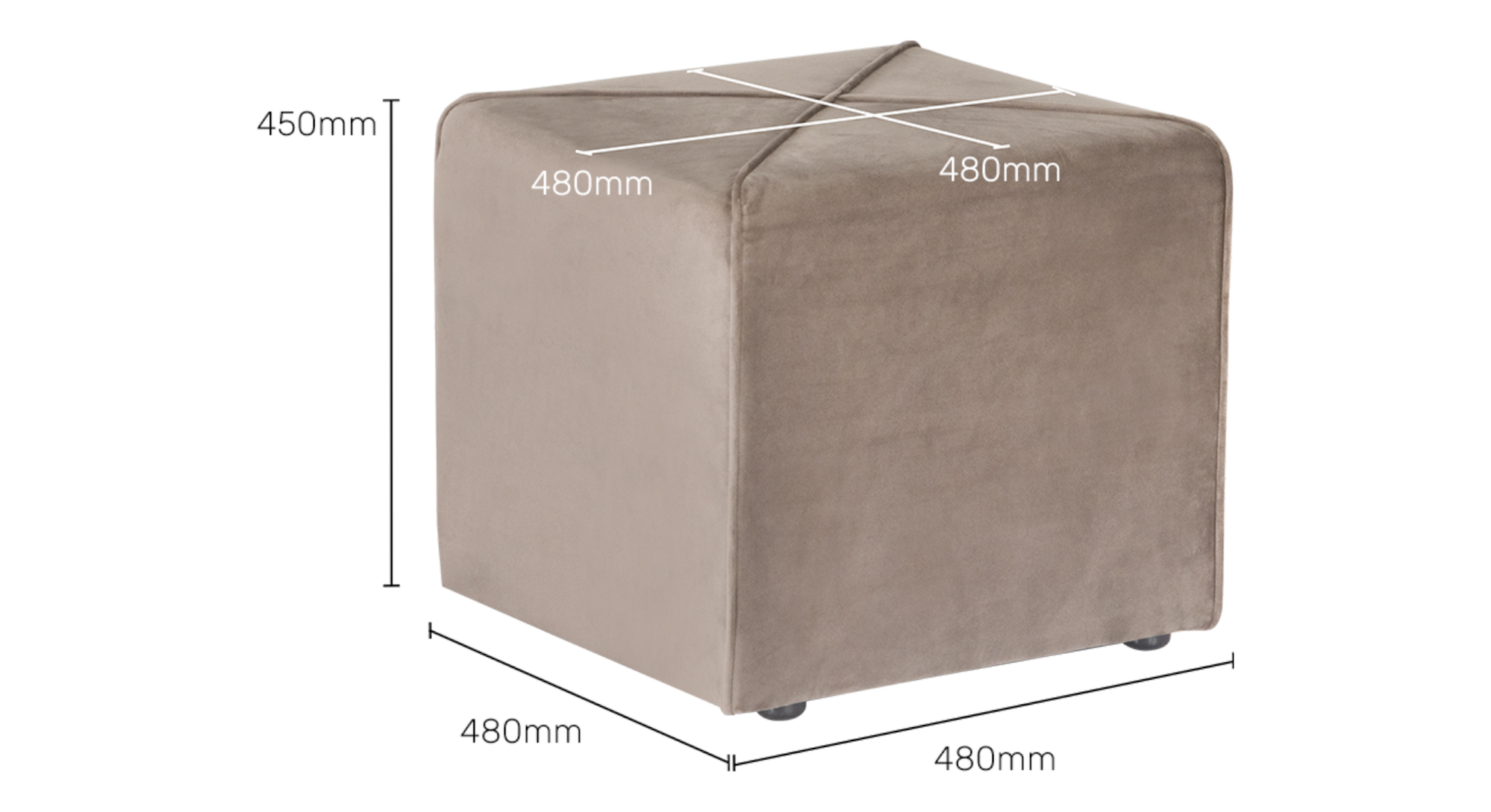 Ruth Pouffe Urban Ladder