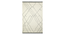 Ivory Black Geometric Hand Tufted Carpet 5X8 Feet (Beige, 152 x 244 cm  (60" x 96") Carpet Size) by Urban Ladder - Design 1 Side View - 892772