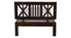 Zeevo Solid Wood Single bed without storage (Teak Finish, Single Bed Size) by Urban Ladder - Ground View Design 1 - 892998