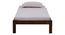 Zeevo Solid Wood Single platform bed without storage (Teak Finish, Single Bed Size) by Urban Ladder - Ground View Design 1 - 893011