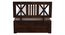Zeevo Solid Wood Single bed with storage (Teak Finish, Brown, Single Bed Size) by Urban Ladder - Ground View Design 1 - 893100