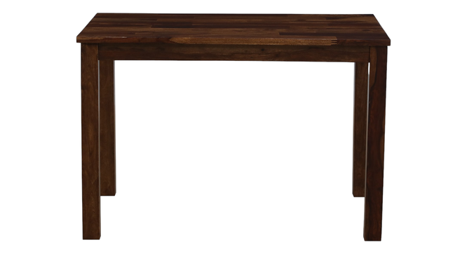 Zeevo Solid Wood 4 seater dining set (Teak Finish) by Urban Ladder - Design 1 Side View - 893121