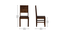 Zeevo Solid Wood 4 seater dining set (Teak Finish) by Urban Ladder - Design 1 Dimension - 893142