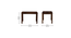 Zeevo Solid Wood 4 seater dining set (Teak Finish) by Urban Ladder - Image 2 Design 1 - 893148