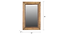 Halkyone vintage wall frame 13inx4inx18in (Brown) by Urban Ladder - Front View Design 1 - 893202