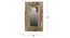 Frona vintage wall mirror 12inx1inx18in (Green) by Urban Ladder - Design 1 Full View - 893217