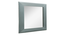 Metal Clad Antiqued rectangular Wall Mirror (Grey) by Urban Ladder - Design 1 Full View - 893245