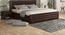 Diamond  Storage Bed (Brown, Queen Bed Size, Dark Walnut Finish) by Urban Ladder - Design 1 Side View - 893275