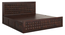 Diamond  Storage Bed (Brown, Queen Bed Size, Dark Walnut Finish) by Urban Ladder - Ground View Design 1 - 893278