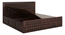 Diamond  Storage Bed (Brown, Queen Bed Size, Dark Walnut Finish) by Urban Ladder - Design 1 Dimension - 893287