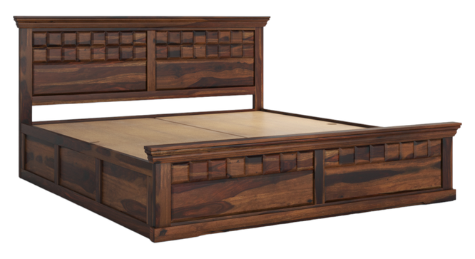 Prashiv   Storage  Bed (Brown, Queen Bed Size, PROVINCIAL TEAK Finish) by Urban Ladder - Ground View Design 1 - 893296