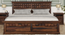 Prashiv Storage Bed (Brown, King Bed Size, PROVINCIAL TEAK Finish) by Urban Ladder - Design 1 Side View - 893308