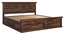 Prashiv Storage Bed (Brown, King Bed Size, PROVINCIAL TEAK Finish) by Urban Ladder - Rear View Design 1 - 893314
