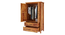 Parker 2 Door 2 Drawer Warddrobe (2 Door Configuration, Light Honey Finish) by Urban Ladder - Ground View Design 1 - 893391