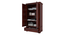 Dyson 2 Door 1 Drawer Warddrobe (Mahogany Finish, 2 Door Configuration) by Urban Ladder - Ground View Design 1 - 893401
