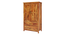 Parker 2 Door 2 Drawer Warddrobe (2 Door Configuration, Light Honey Finish) by Urban Ladder - Ground View Design 1 - 893403