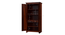 Asher 2 Door Diamond Warddrobe (2 Door Configuration, PROVINCIAL TEAK Finish) by Urban Ladder - Design 1 Side View - 893420