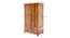 Alaca 2 Door 2 Drawer Warddrobe (2 Door Configuration, Light Honey Finish) by Urban Ladder - Ground View Design 1 - 893431