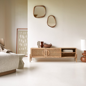 woodenmood Ziggy Solid Wood TV Unit in Natural Finish-picture-28