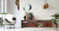 cosmos Tv Unit (Honey Oak Finish) by Urban Ladder - Design 1 Side View - 893446
