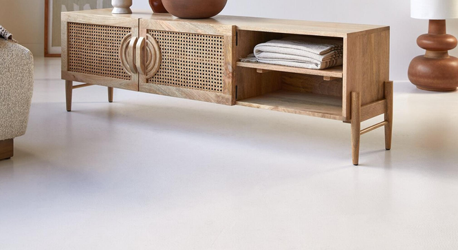 Ziggy Tv Unit (Natural Finish) by Urban Ladder - Ground View Design 1 - 893447