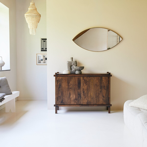 Crockery Unit Design Takashi Solid Wood Sideboard in Provincial Teak Finish