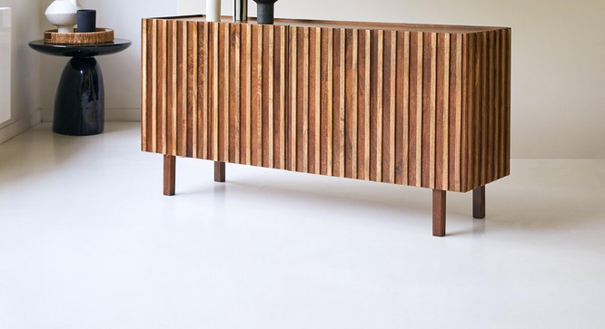 Sarge 4 Door Sideboard (Rustic Teak Finish) by Urban Ladder - Ground View Design 1 - 893544