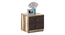 OSCAR BED SIDE TABLE (Choco Walnut Finish) by Urban Ladder - Design 1 Full View - 893628