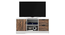 MARK TV UNIT (Dark Oak Finish) by Urban Ladder - Front View Design 1 - 893633