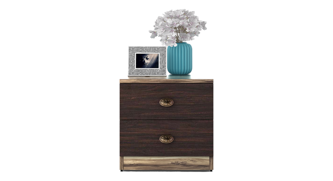 OSCAR BED SIDE TABLE (Choco Walnut Finish) by Urban Ladder - Front View Design 1 - 893635