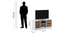 MARK TV UNIT (Dark Oak Finish) by Urban Ladder - Design 1 Template - 893662