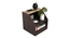 BLAZE BEDSIDE TABLE (Dark Oak Finish) by Urban Ladder - Ground View Design 1 - 893814