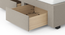 Holmebrook Upholstered Storage Bed (Queen Bed Size, Beige) by Urban Ladder - - 