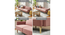 Versatile 3 Seater Sofa Cum Bed in Pink Color (Pink) by Urban Ladder - Design 1 Full View - 895595