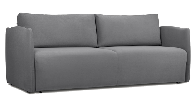 Vantella 3 Seater Fold Out Sofa Cum Bed In T Blue  Colour (Grey) by Urban Ladder - Design 1 Full View - 895643