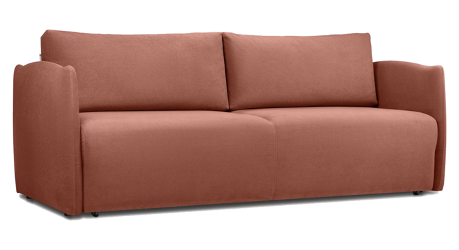 Vantella 3 Seater Fold Out Sofa Cum Bed In T Blue  Colour (Pink) by Urban Ladder - Design 1 Full View - 895644