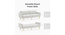 Versatile 3 Seater Sofa Cum Bed in Pink Color (Cream) by Urban Ladder - Rear View Design 1 - 895688