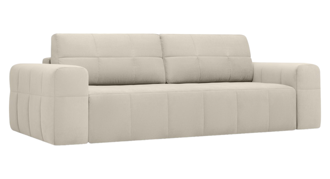 Riyab 3 Seater Fold Out Sofa Cum Bed In Nav Blue  Colour (Cream) by Urban Ladder - Design 1 Full View - 895764
