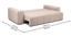 Riyab 3 Seater Fold Out Sofa Cum Bed In Nav Blue  Colour (Pink) by Urban Ladder - Rear View Design 1 - 895806