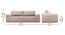 Riyab 3 Seater Fold Out Sofa Cum Bed In Nav Blue  Colour (Pink) by Urban Ladder - Design 1 Close View - 895813