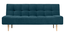 Ofra 3 Seater Sofa Cum Bed in Yellow Color (Blue) by Urban Ladder - Design 1 Full View - 895826
