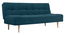 Ofra 3 Seater Sofa Cum Bed in Yellow Color (Blue) by Urban Ladder - Front View Design 1 - 895832