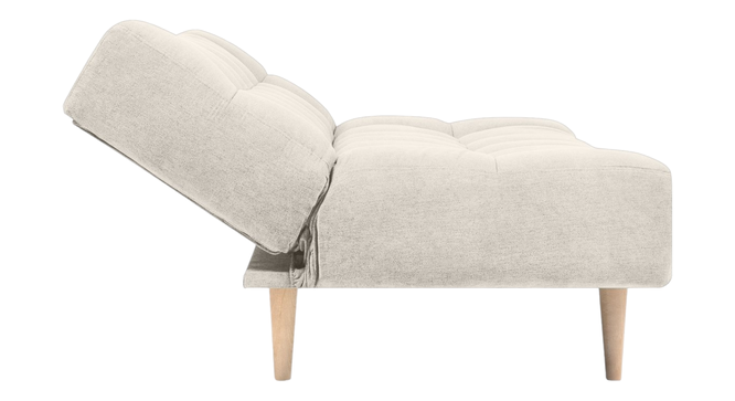 Ofra 3 Seater Sofa Cum Bed in Yellow Color (Cream) by Urban Ladder - Design 1 Side View - 895843