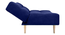 Ofra 3 Seater Sofa Cum Bed in Yellow Color (Blue) by Urban Ladder - Ground View Design 1 - 895851